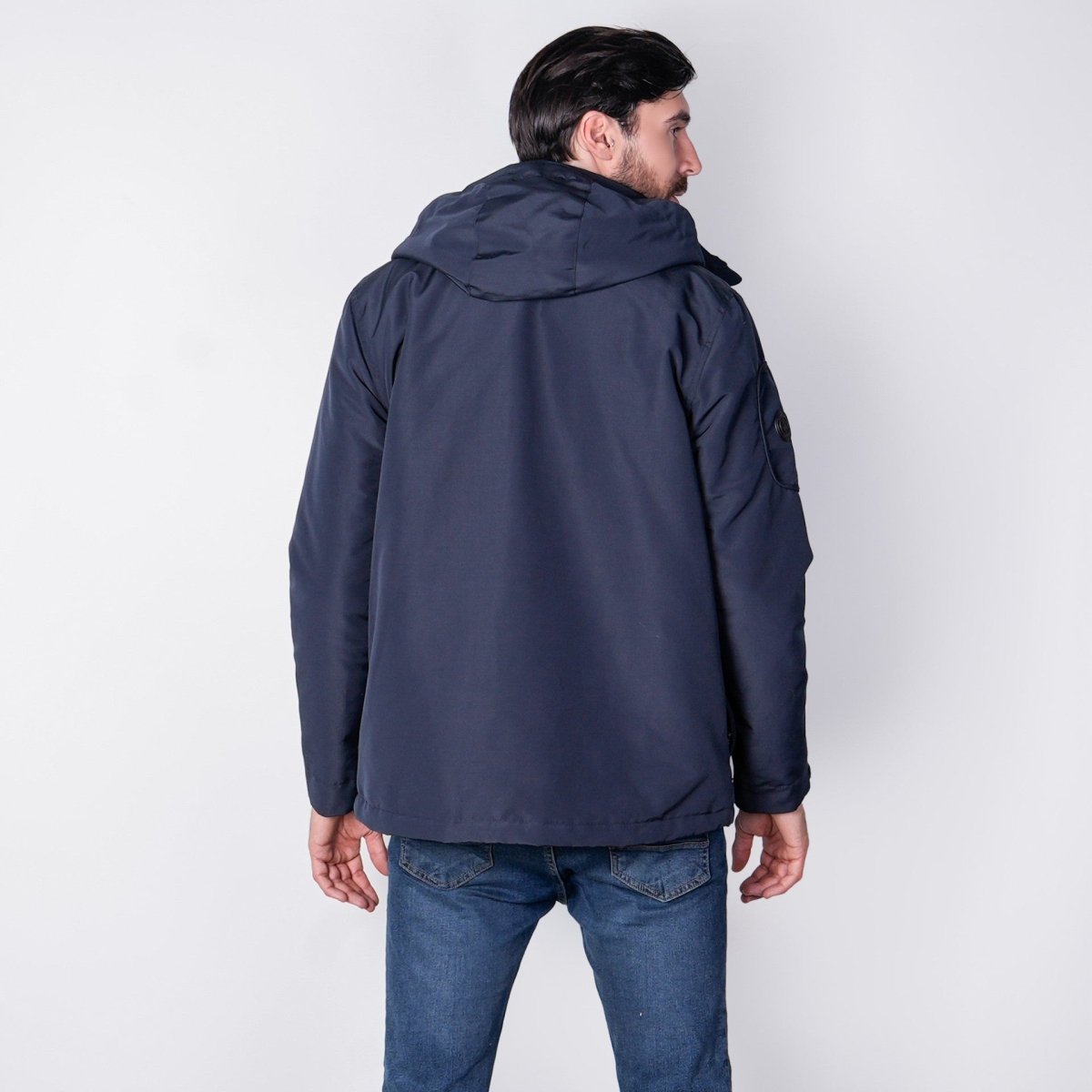 Chamarra de Poliéster para Hombre con Gorro y Bolsillos | Greenlander - Greenlander