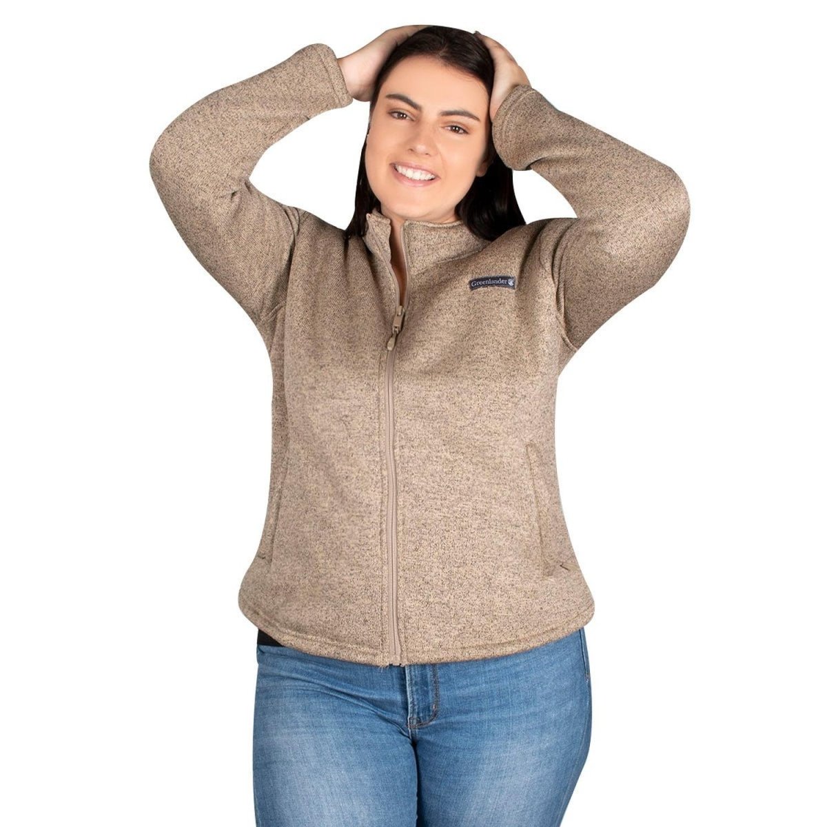 Chamarra De Punto Plus Size Mujer - Greenlander
