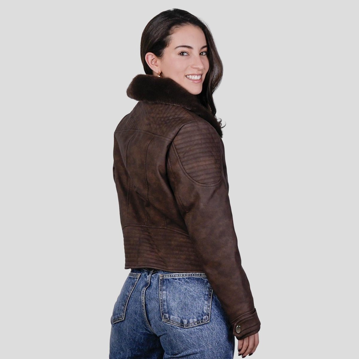 Chamarra de vinil para dama con forro Greenlander - Greenlander