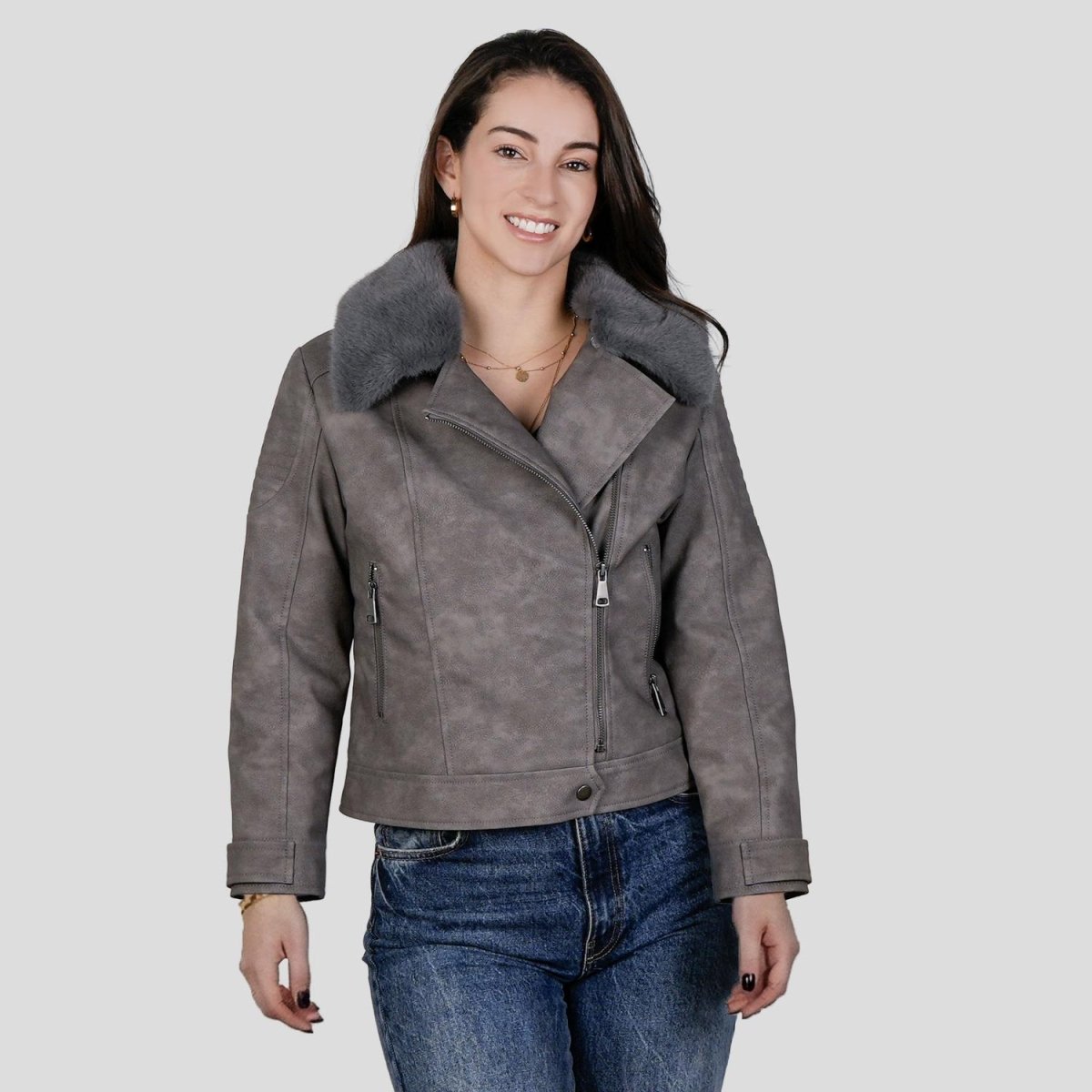 Chamarra de vinil para dama con forro Greenlander - Greenlander