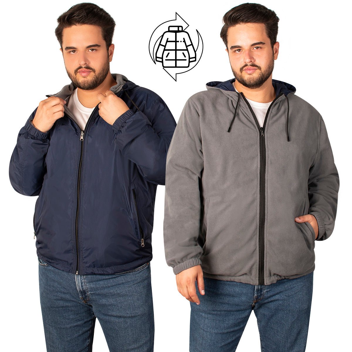Chamarra Doble Vista Con Gorro Greenlander Hombre - The Original Greenlander