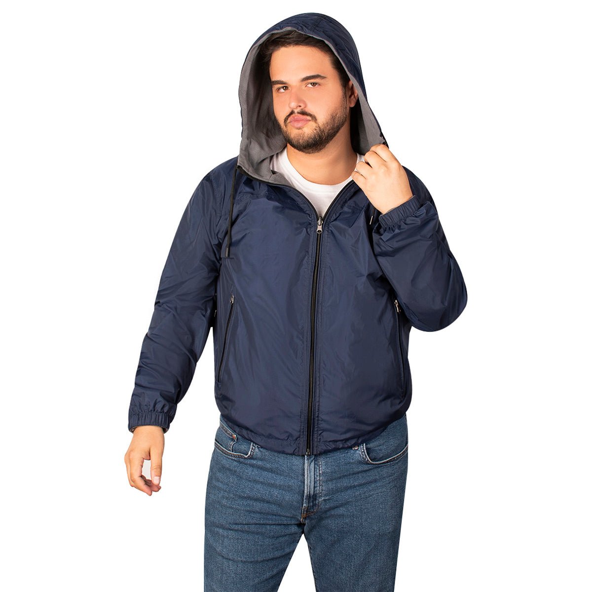 Chamarra Doble Vista Con Gorro Greenlander Hombre - The Original Greenlander