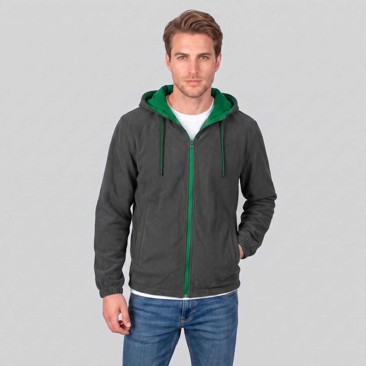 Chamarra Doble Vista para Hombre con Bolsillos y Cierre | Greenlander - Greenlander
