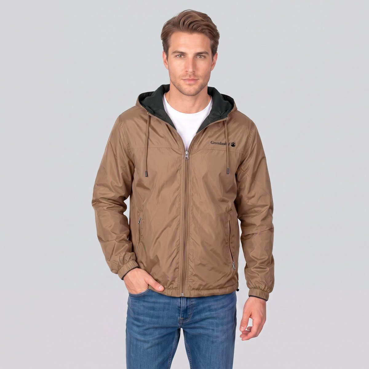 Chamarra Doble Vista para Hombre con Bolsillos y Cierre | Greenlander - Greenlander