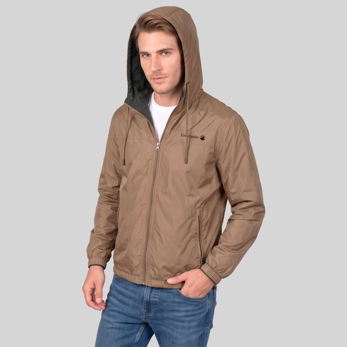 Chamarra Doble Vista para Hombre con Bolsillos y Cierre | Greenlander - Greenlander