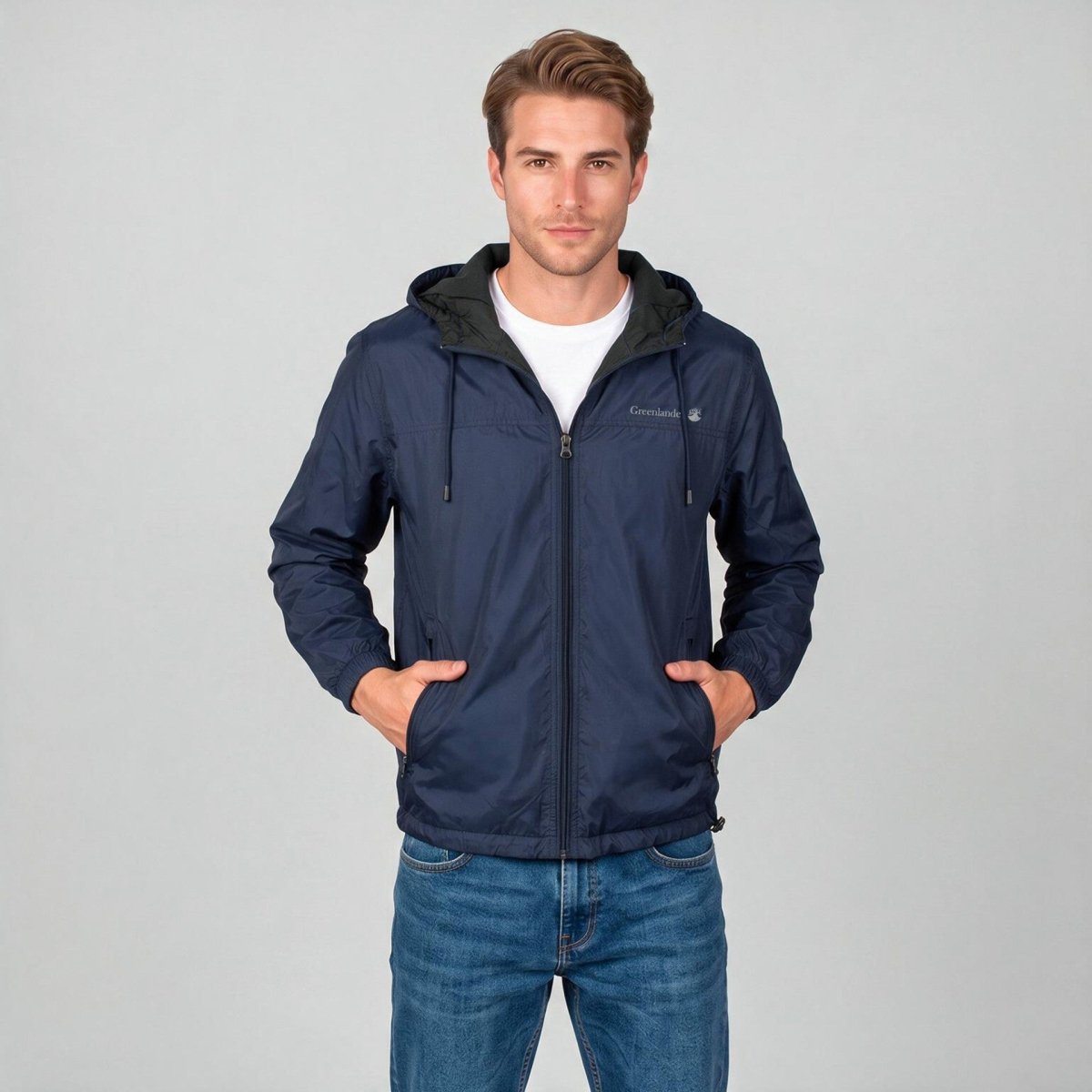 Chamarra Doble Vista para Hombre con Bolsillos y Cierre | Greenlander - Greenlander