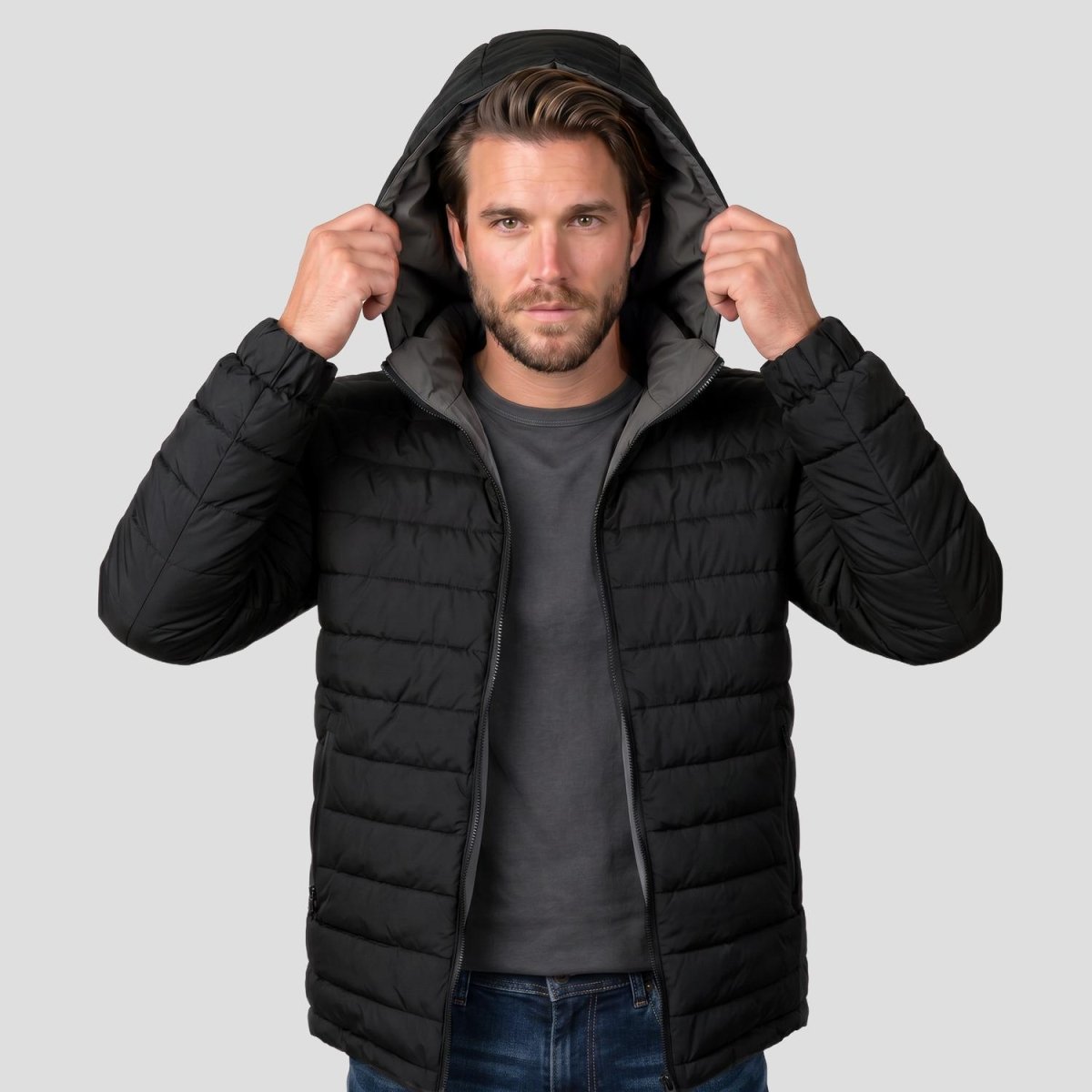 Chamarra doble vista para hombre con capucha Greenlander - Greenlander