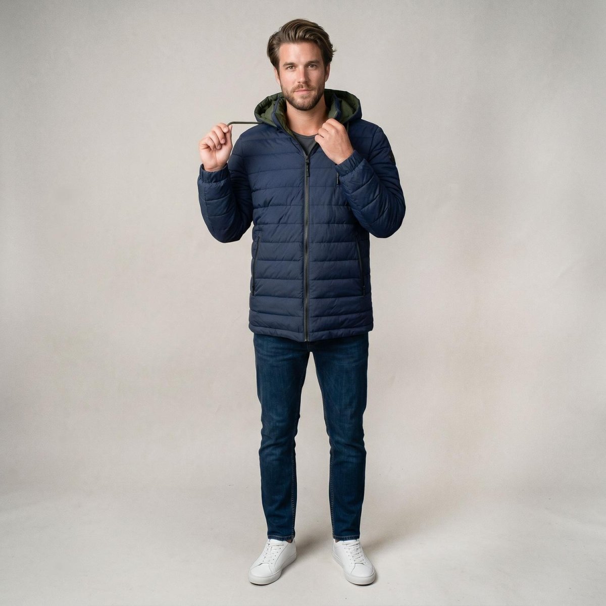 Chamarra doble vista para hombre con capucha Greenlander - Greenlander