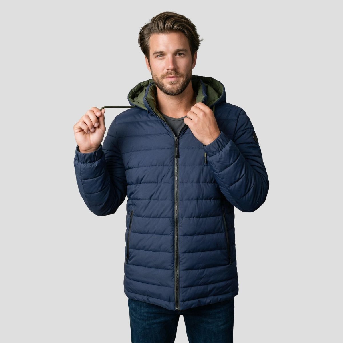 Chamarra doble vista para hombre con capucha Greenlander - Greenlander