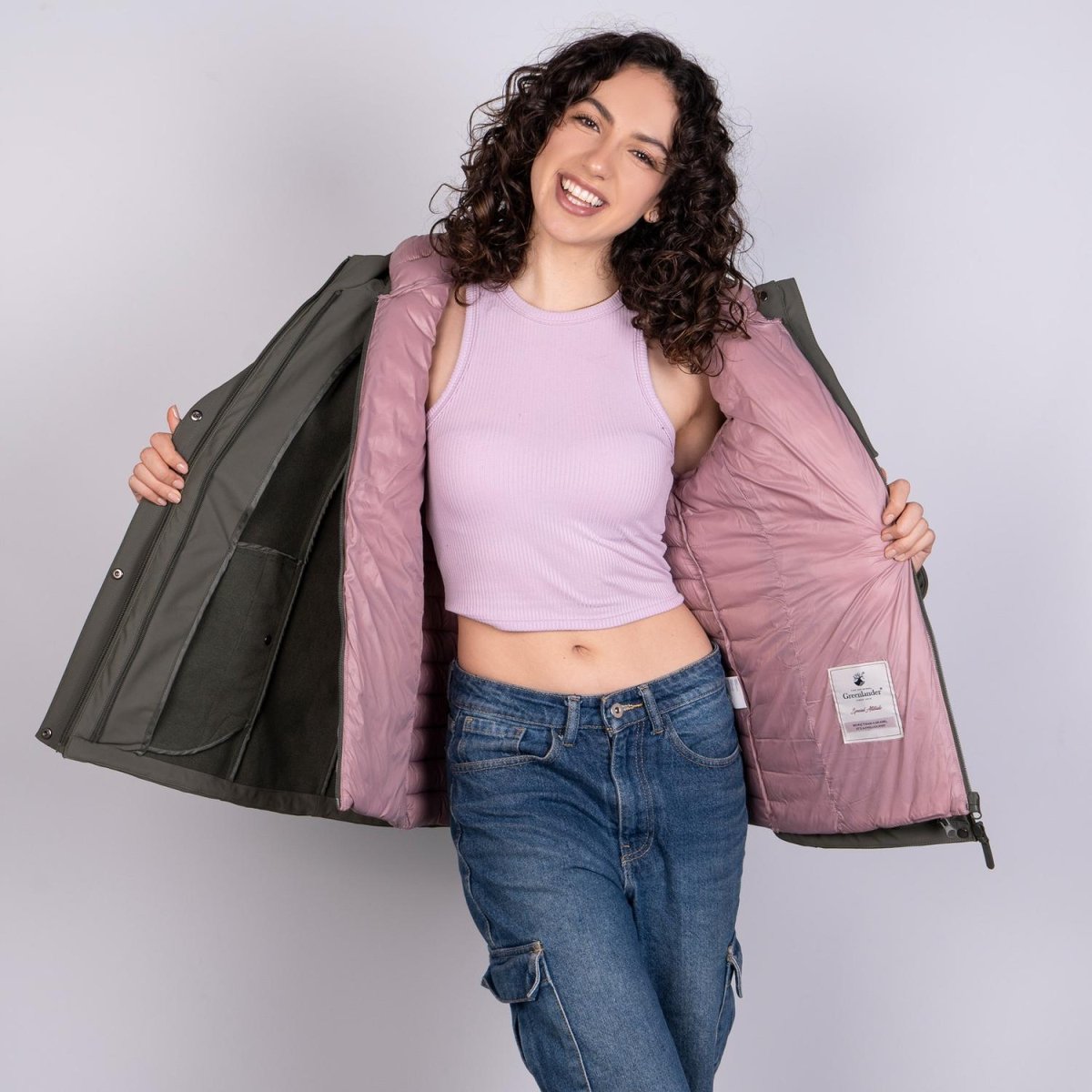 Chamarra doble vista para mujer con capucha Greenlander - Greenlander