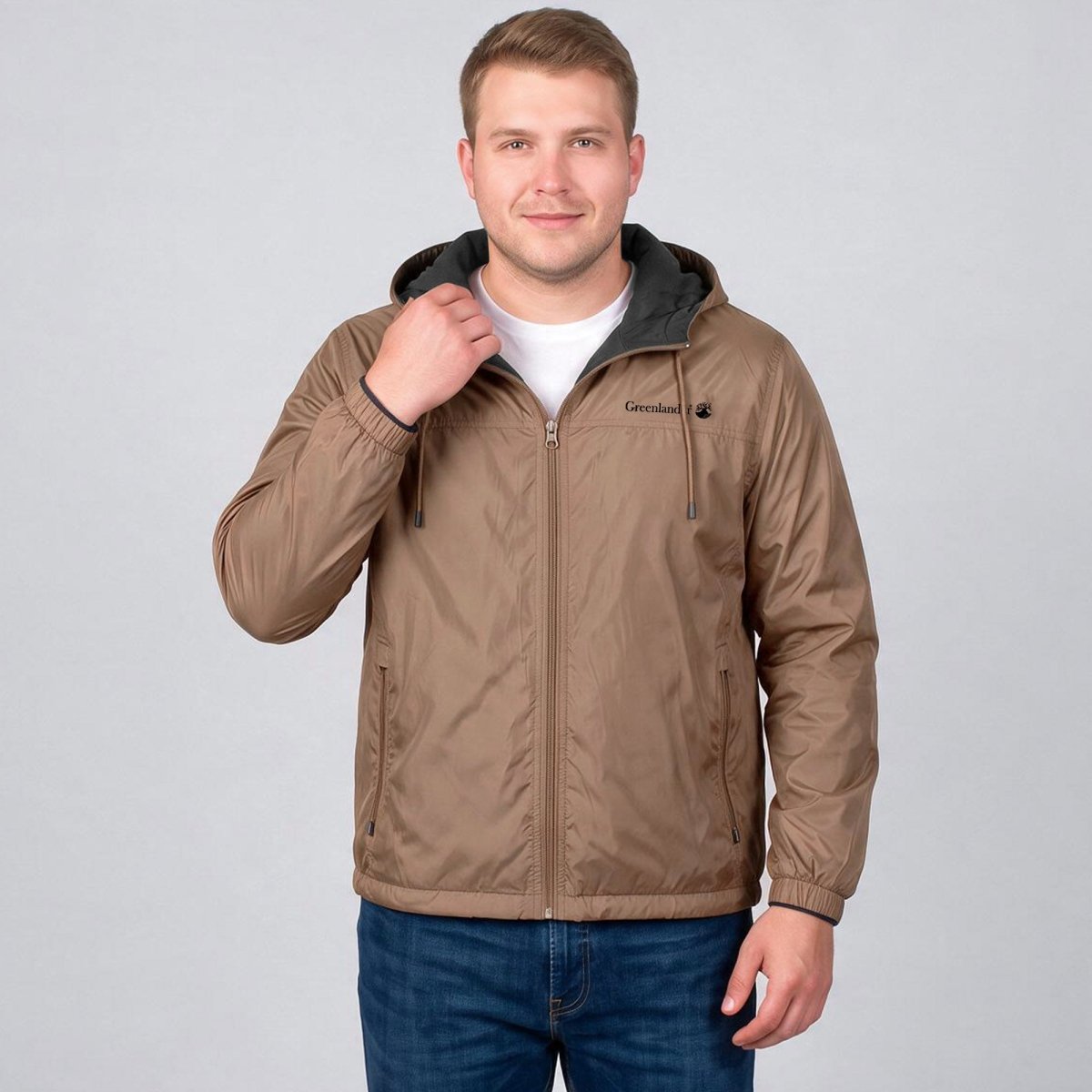 Chamarra Doble Vista Plus Size para Hombre con Capucha | Greenlander - Greenlander