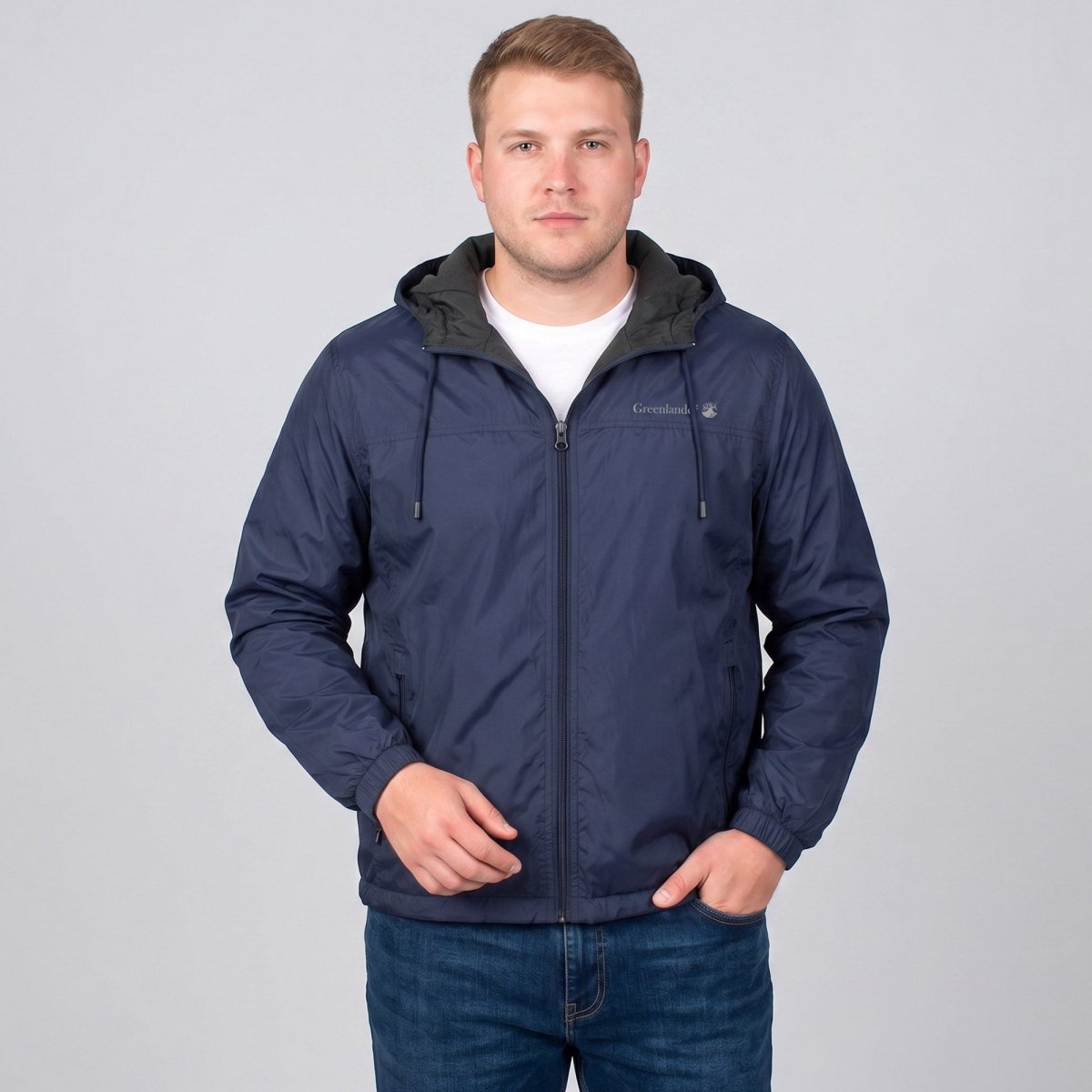 Chamarra Doble Vista Plus Size para Hombre con Capucha | Greenlander - Greenlander