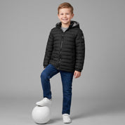 Chamarra doble vista plus size para niño con capucha Greenlander - Greenlander