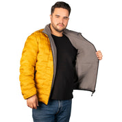 Chamarra Doblevista Capitonada Con Termo Sellado Greenlander Hombre Plus Size - The Original Greenlander