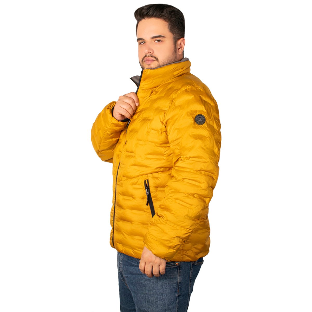 Chamarra Doblevista Capitonada Con Termo Sellado Greenlander Hombre Plus Size - The Original Greenlander