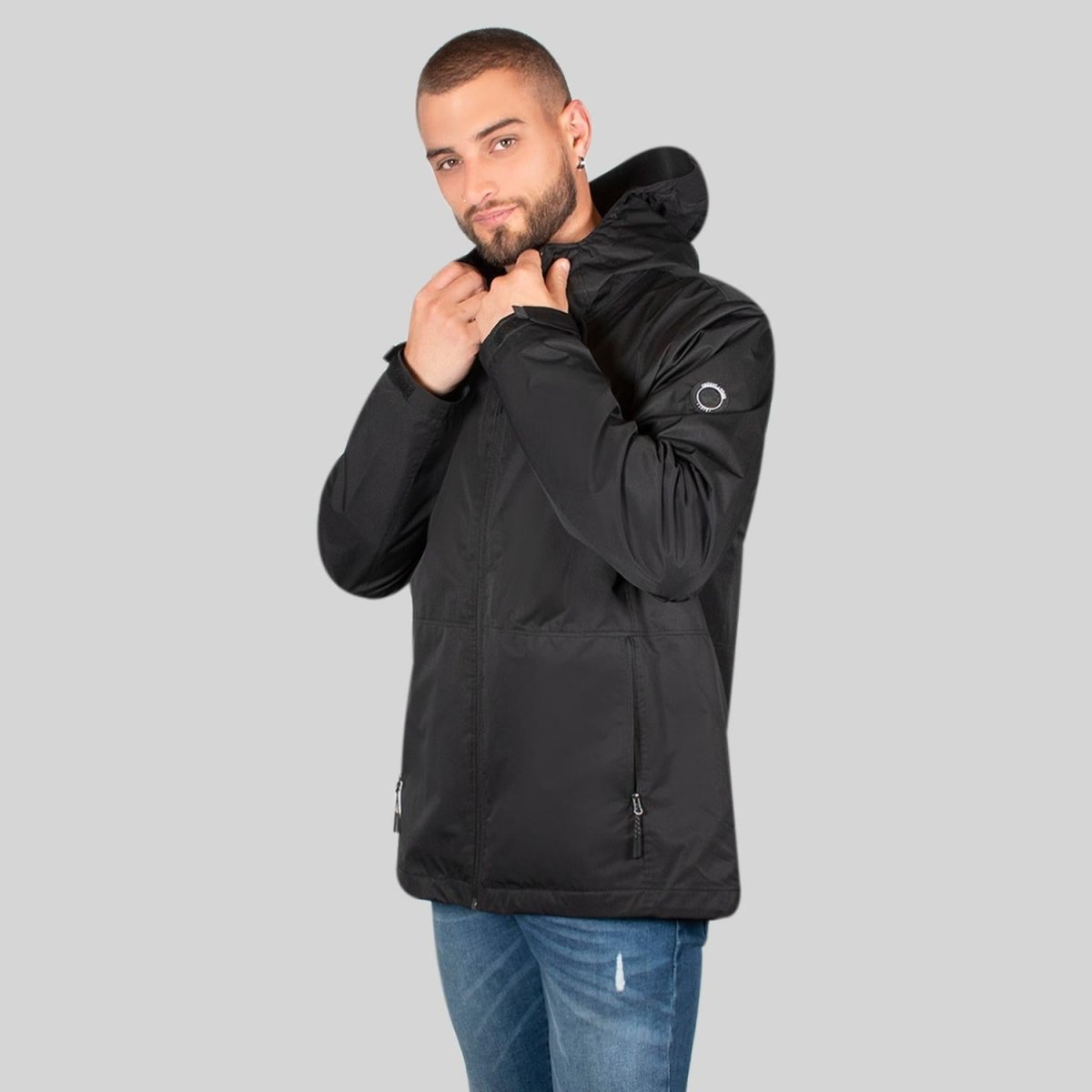 Chamarra dos en una para hombre con bolsillos al costado Greenlander - Greenlander