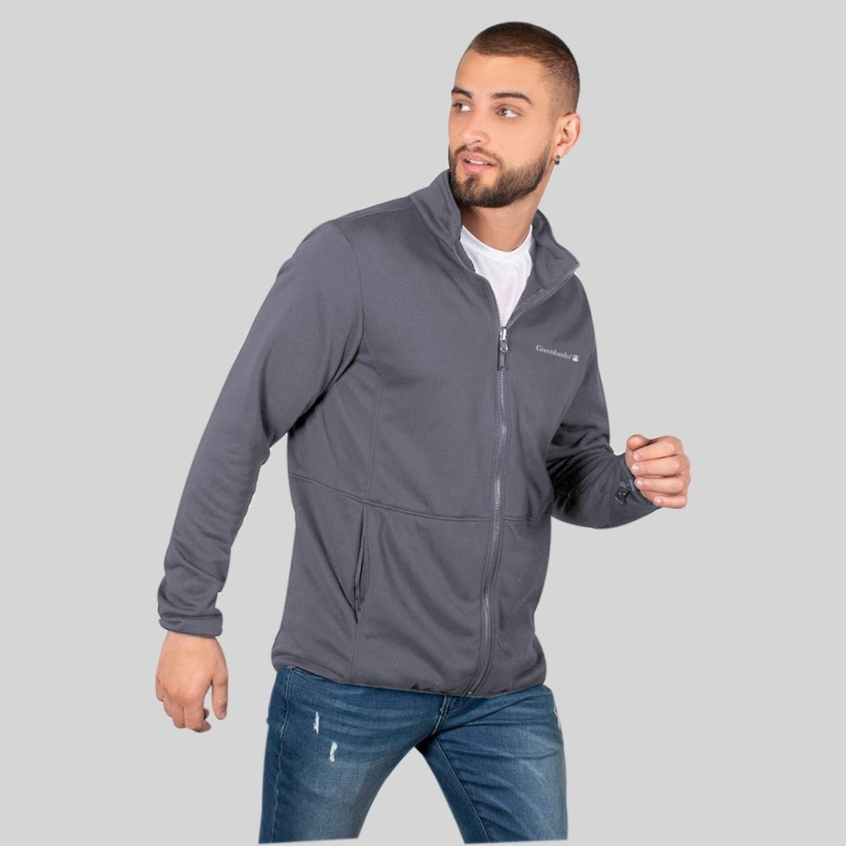 Chamarra dos en una para hombre con bolsillos al costado Greenlander - Greenlander