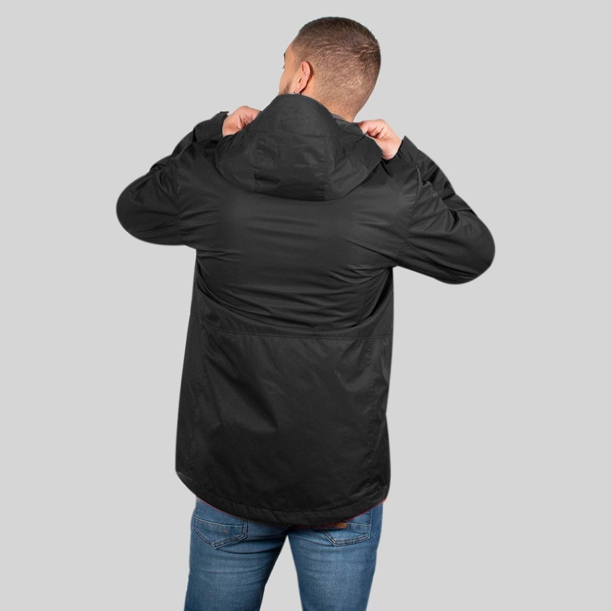 Chamarra dos en una para hombre con bolsillos al costado Greenlander - Greenlander