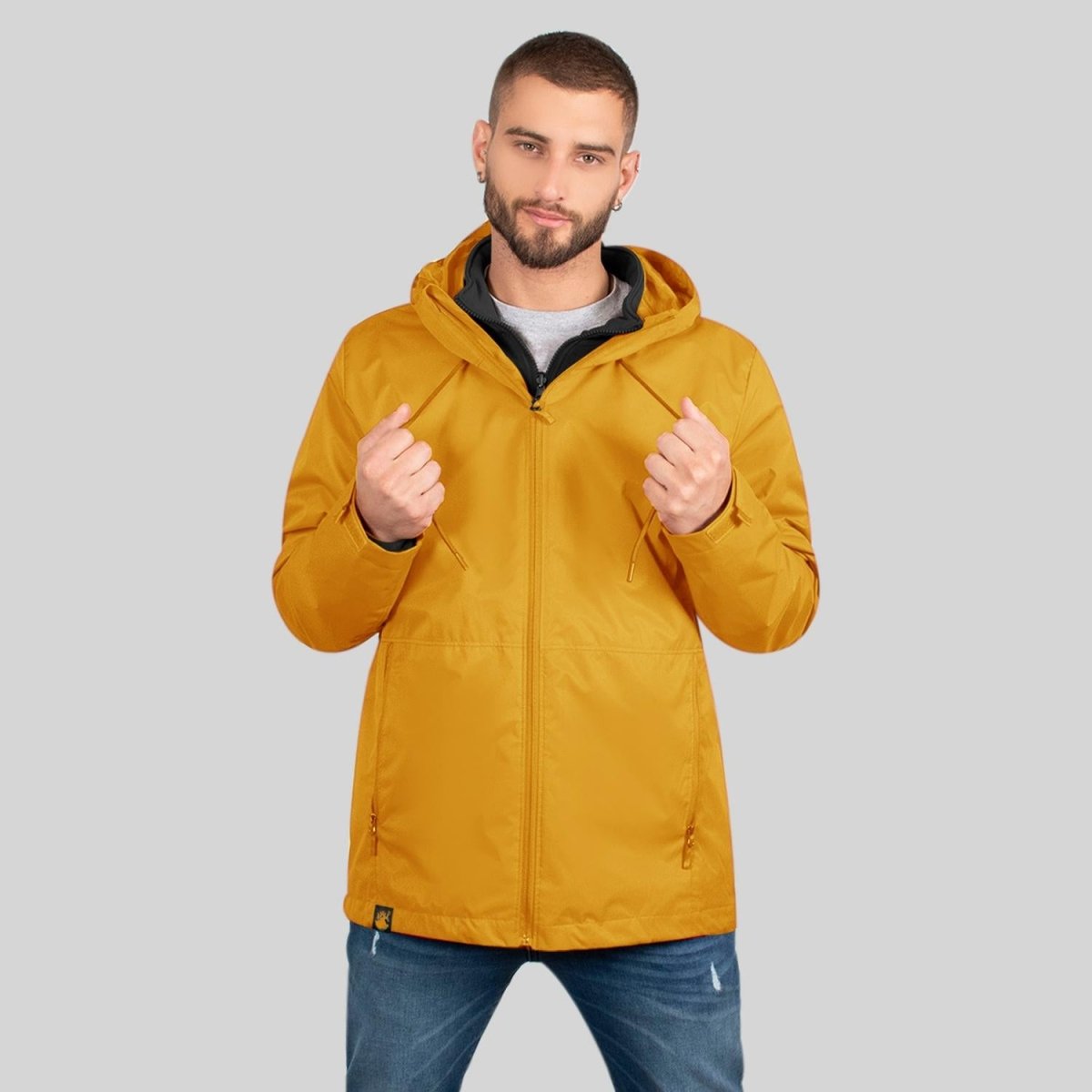 Chamarra dos en una para hombre con bolsillos al costado Greenlander - Greenlander