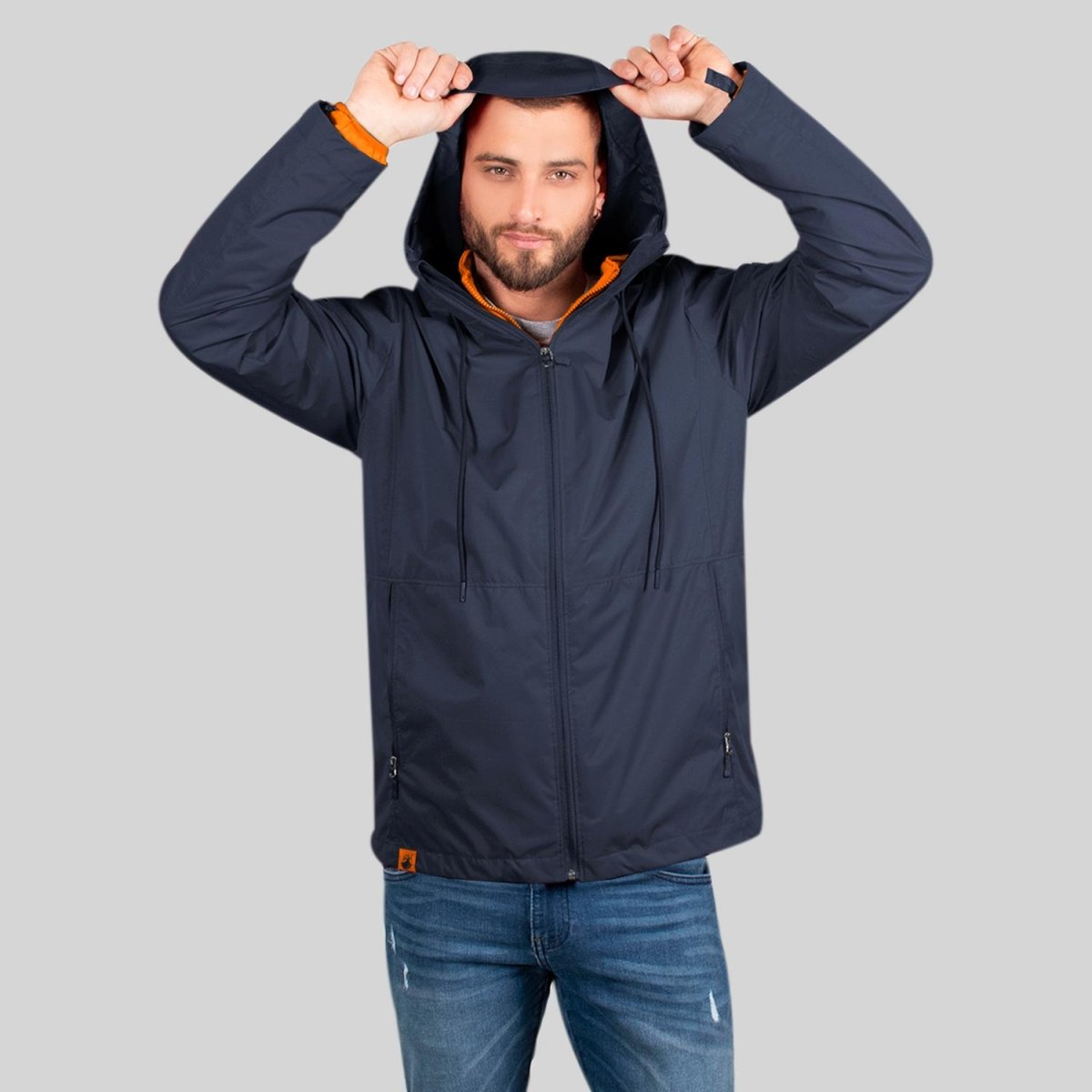 Chamarra dos en una para hombre con bolsillos al costado Greenlander - Greenlander