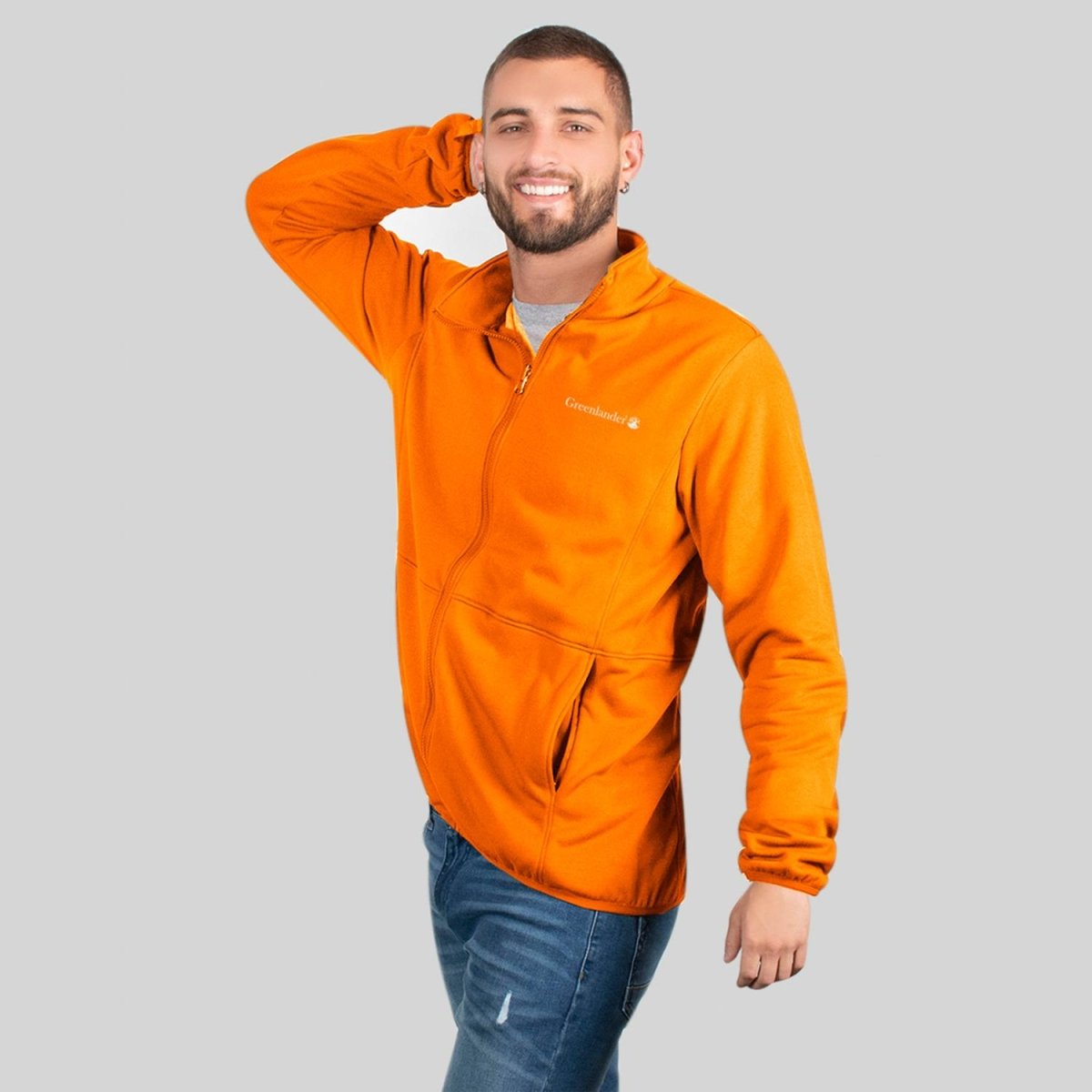 Chamarra dos en una para hombre con bolsillos al costado Greenlander - Greenlander