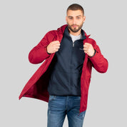 Chamarra dos en una para hombre con bolsillos al costado Greenlander - Greenlander