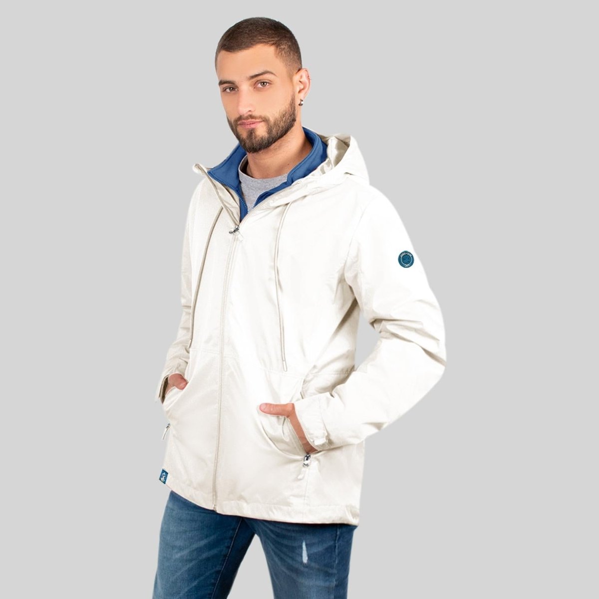 Chamarra dos en una para hombre con bolsillos al costado Greenlander - Greenlander