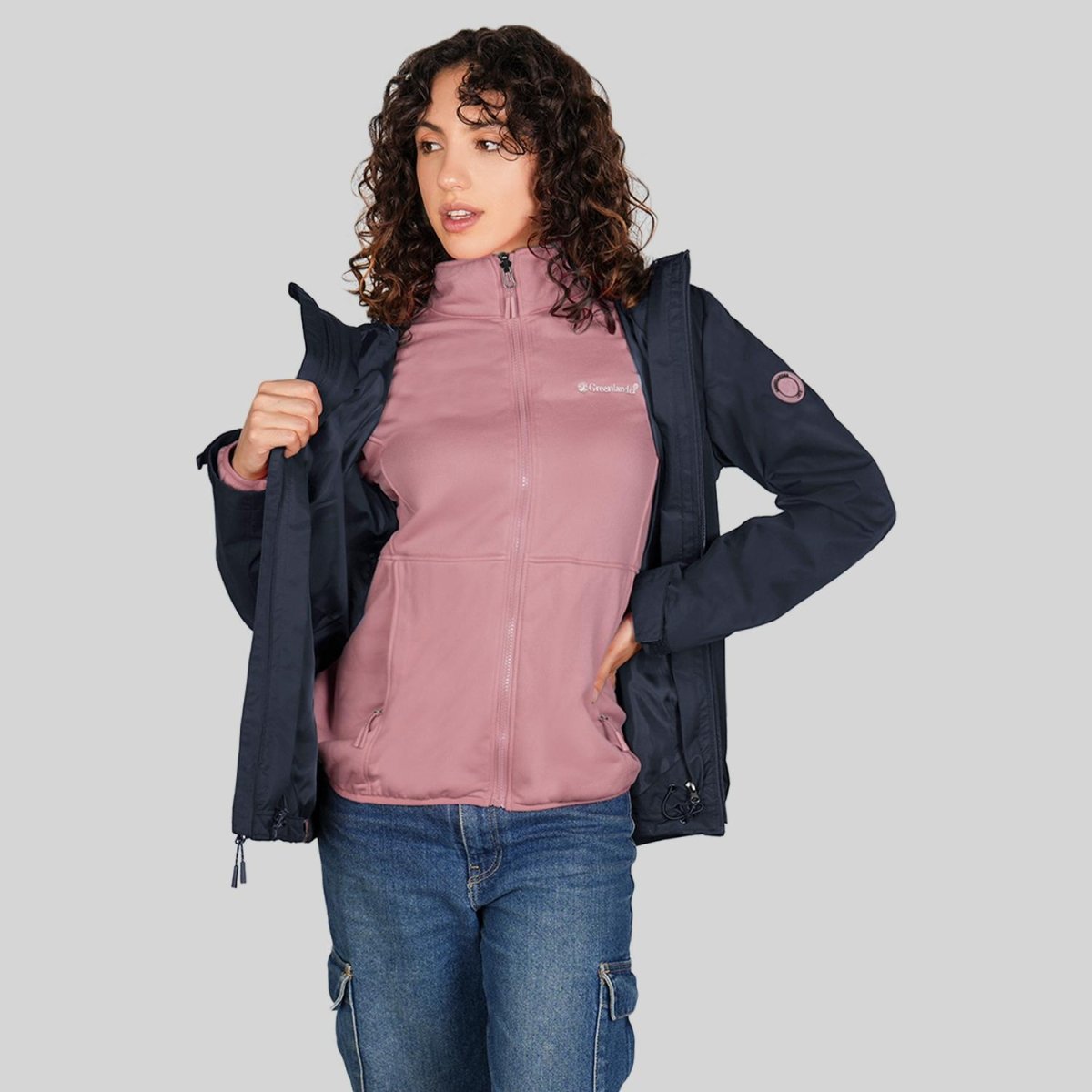 Chamarra dos en una para mujer Greenlander - Greenlander