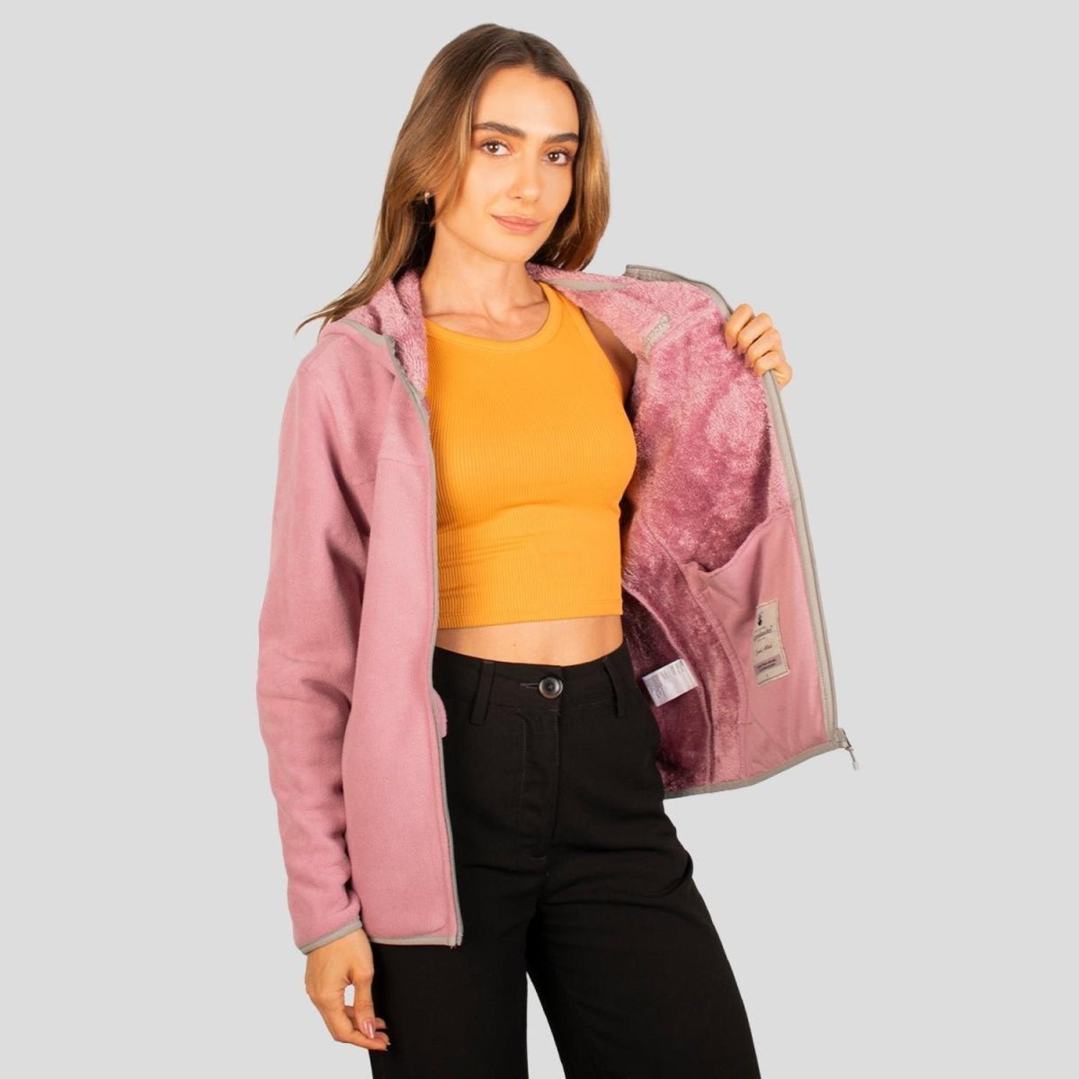 Chamarra Fleece Con Fur Para Mujer Greenlander - Greenlander