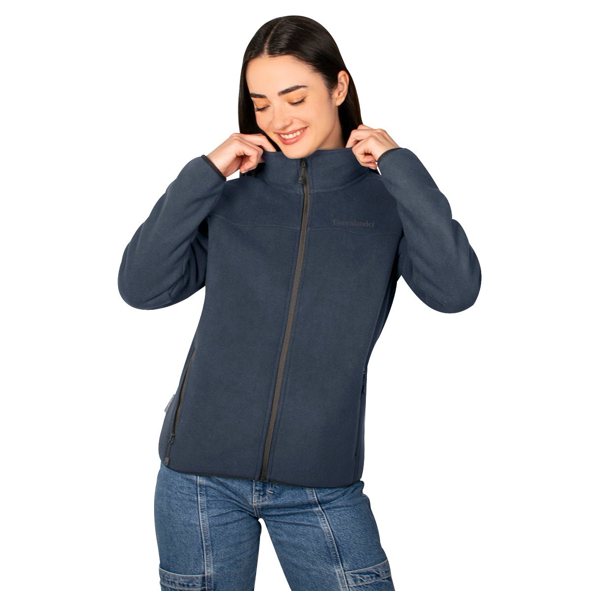 Chamarra Fleece Forro Polar Material Reciclado Greenlander Mujer - The Original Greenlander