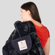 Chamarra Fleece larga plus size para mujer con capucha Greenlander - Greenlander