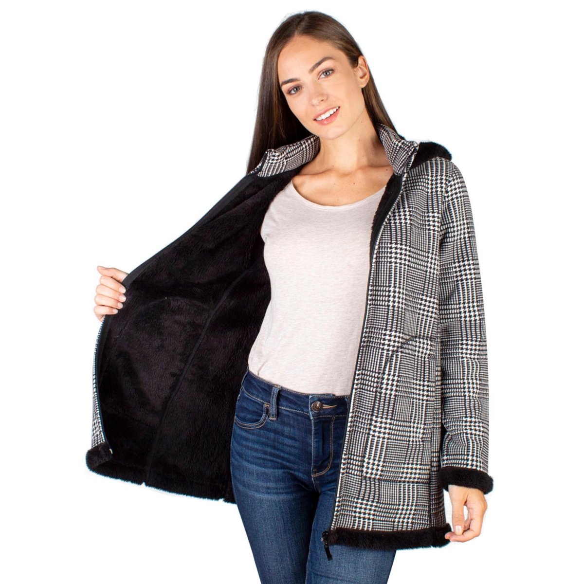 Chamarra Fleece Largo Forro Polar Comfort Greenlander Mujer Premium Collection - The Original Greenlander
