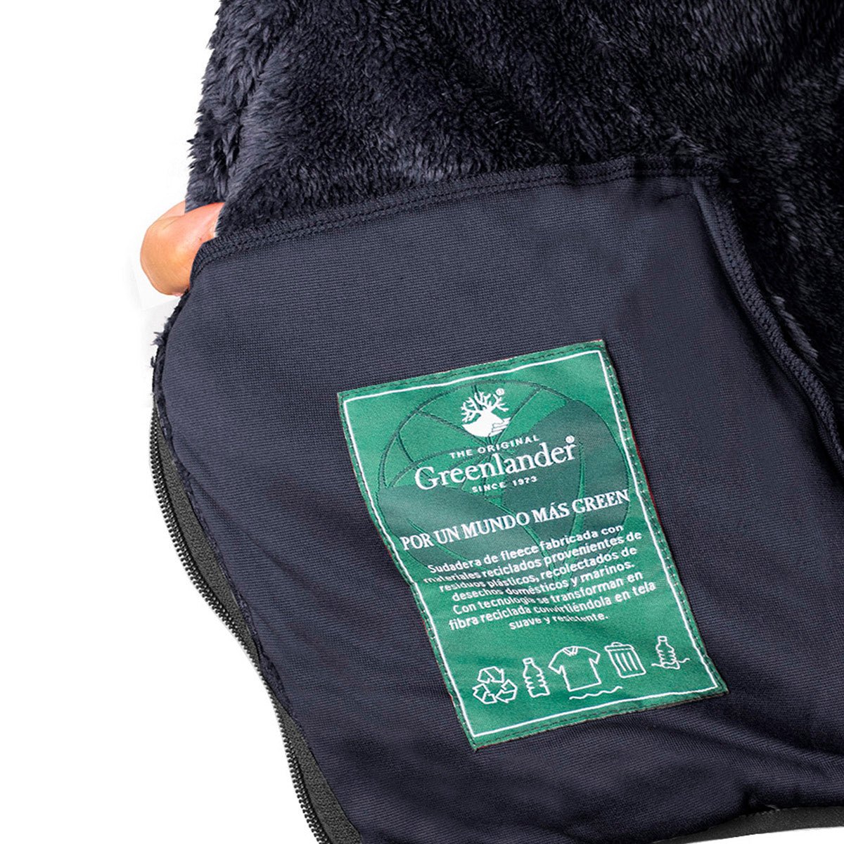 Chamarra Fleece Material Reciclado Greenlander Hombre - The Original Greenlander