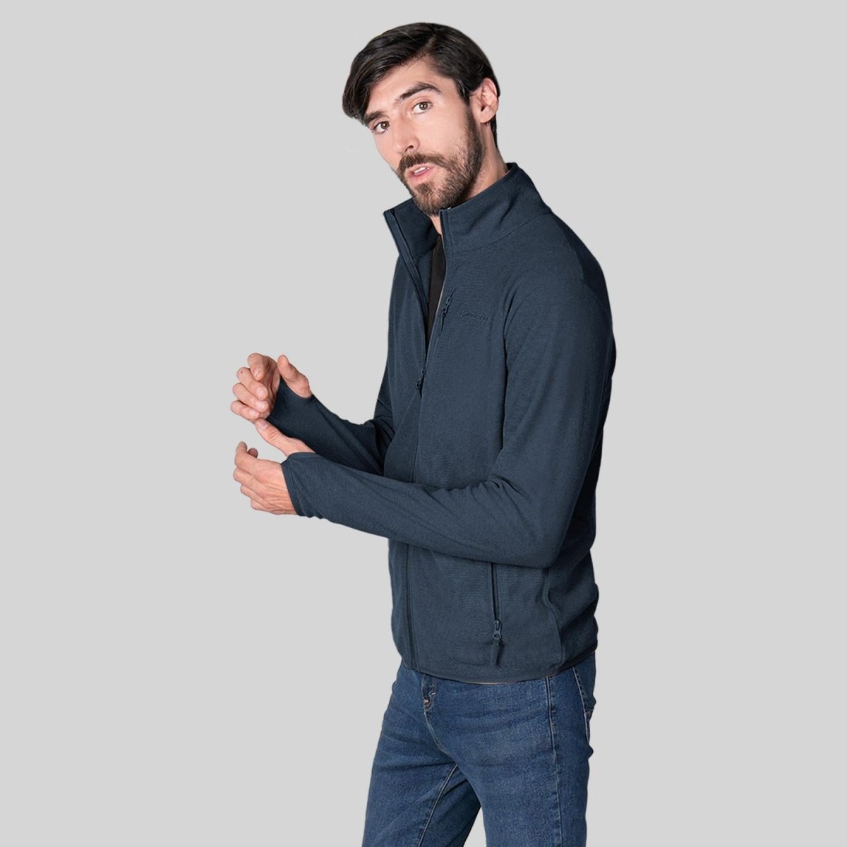 Chamarra Fleece para hombre con abertura en puños Greenlander - Greenlander