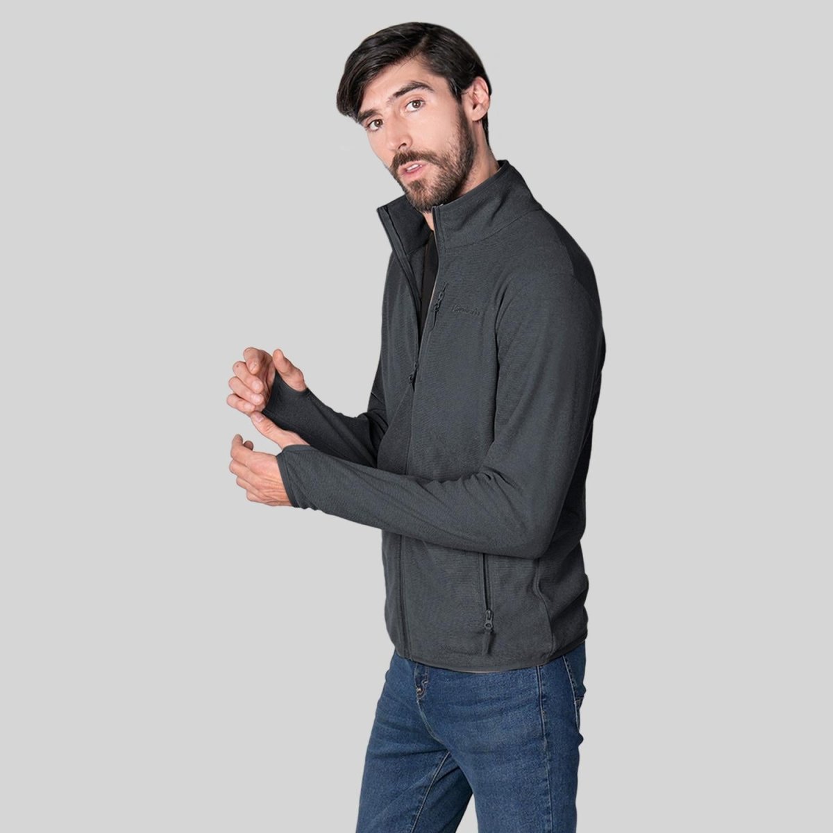 Chamarra Fleece para hombre con abertura en puños Greenlander - Greenlander