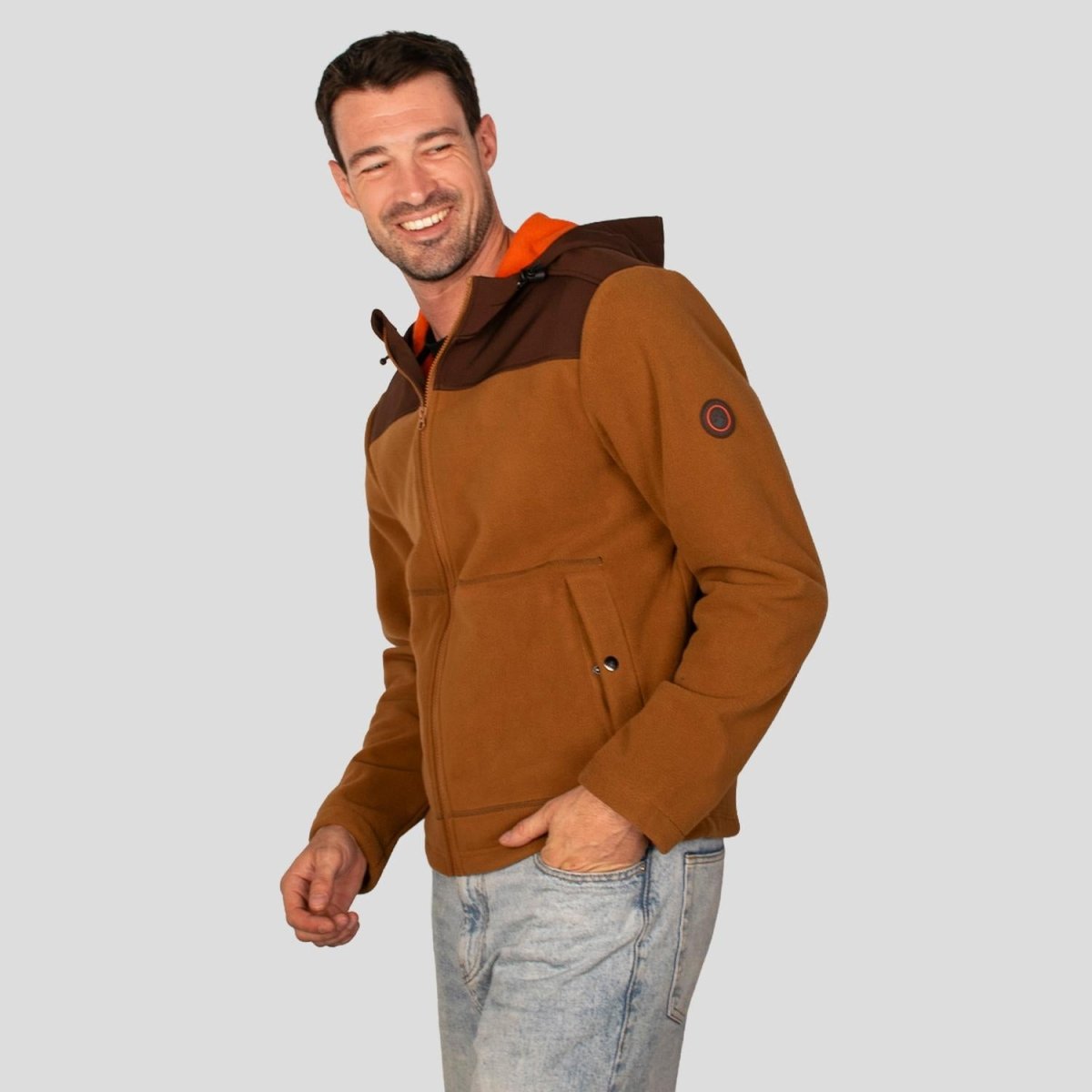 Chamarra Fleece para hombre con capucha integrada Greenlander - Greenlander