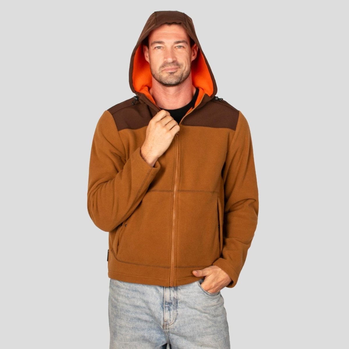 Chamarra Fleece para hombre con capucha integrada Greenlander - Greenlander