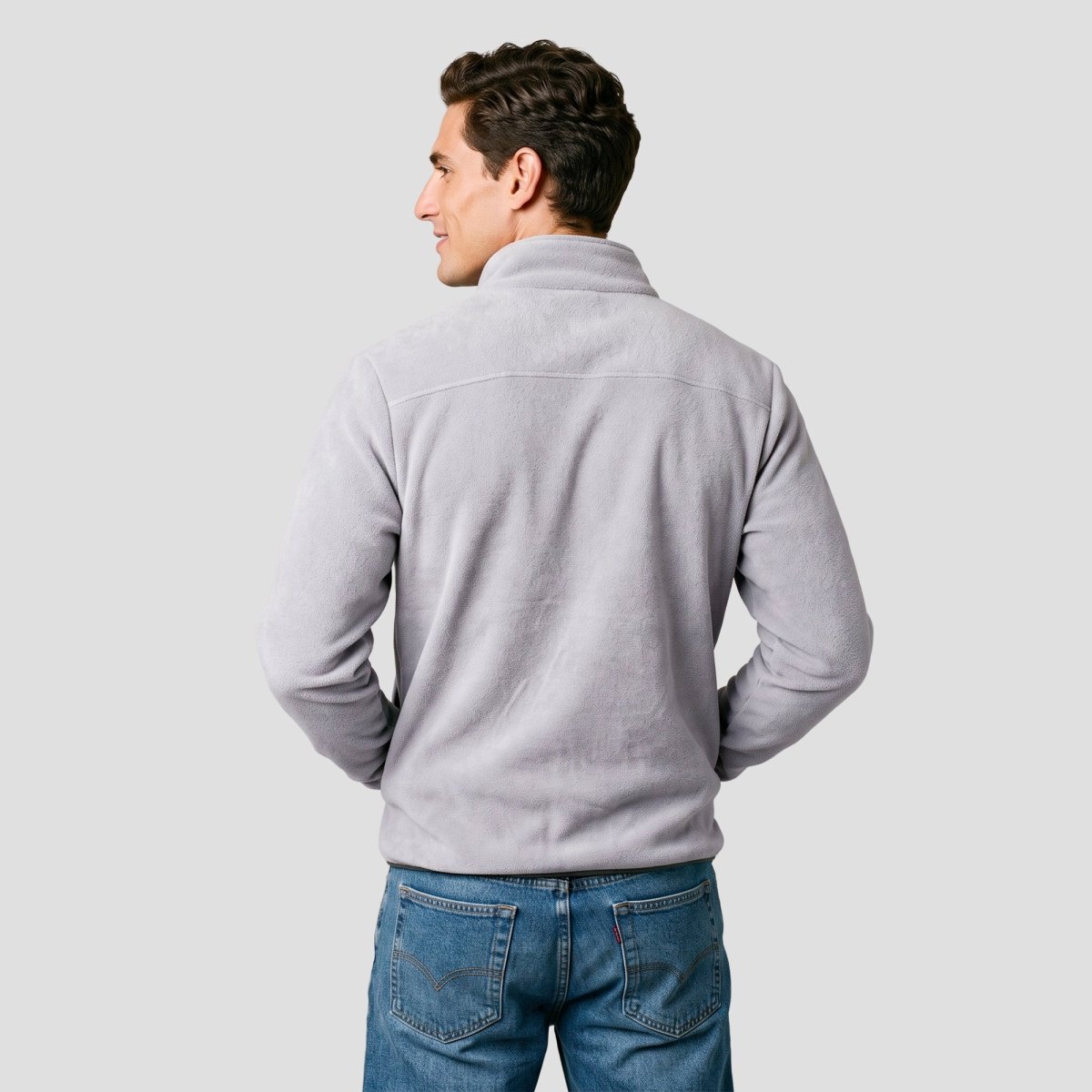 Chamarra Fleece para Hombre con Interior de Fur, Cuello Alto y Bolsillos | Greenlander - Greenlander