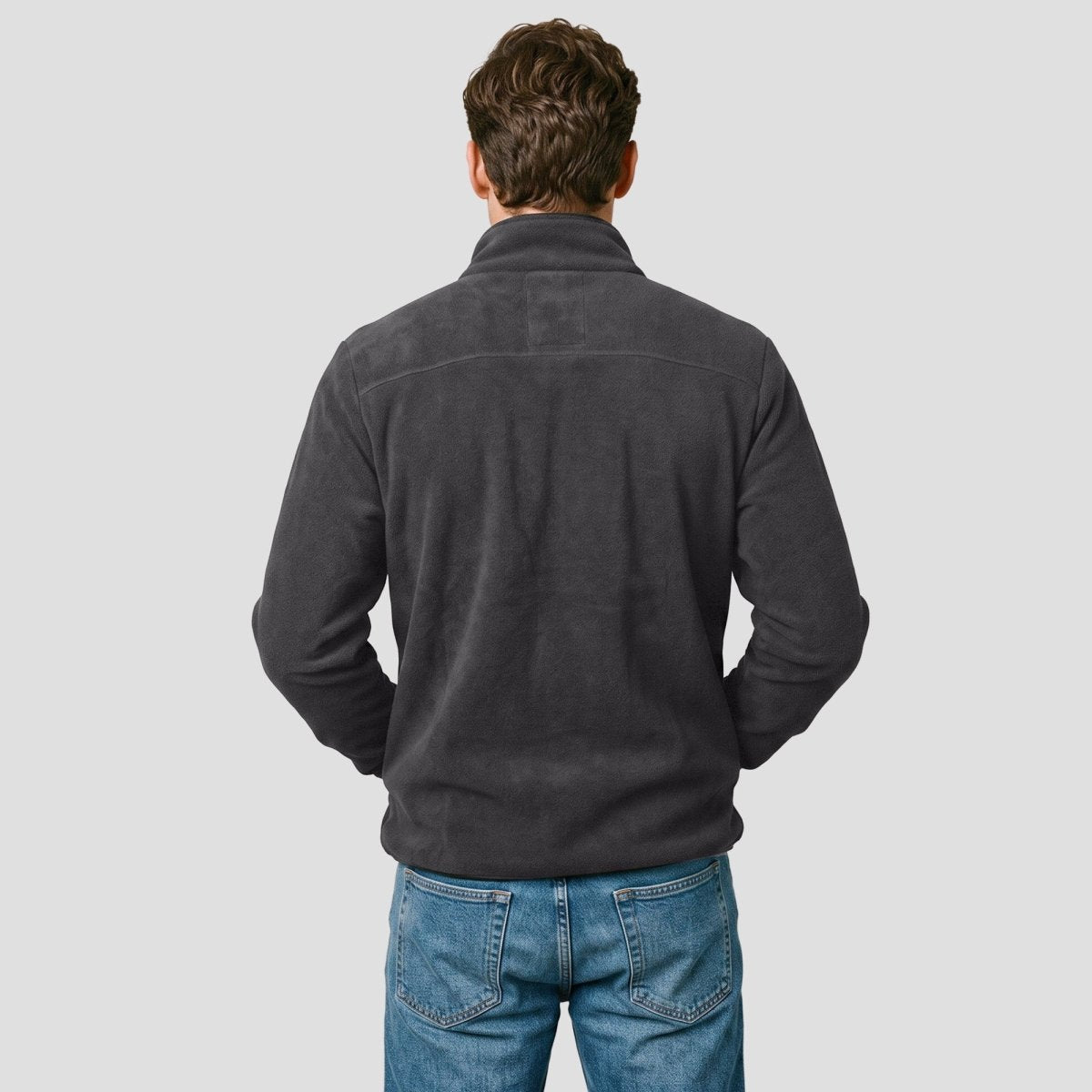 Chamarra Fleece para Hombre con Interior de Fur, Cuello Alto y Bolsillos | Greenlander - Greenlander