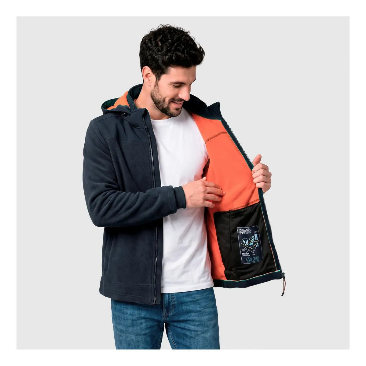Chamarra Fleece Para Hombre Gorro Desmontable | Greenlander - Greenlander