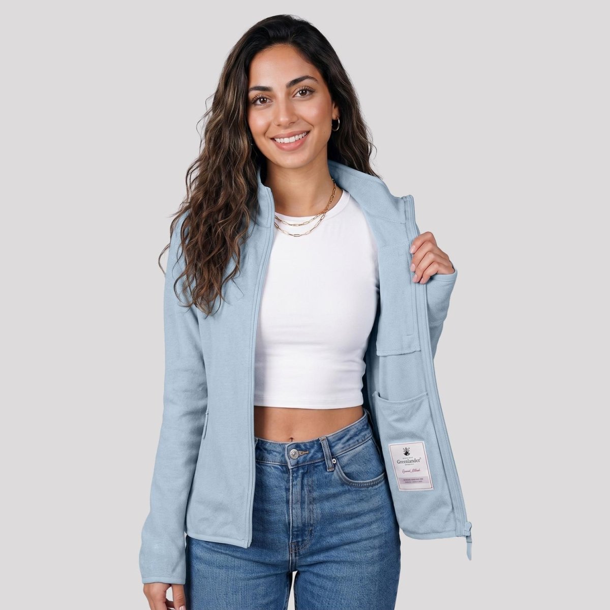 Chamarra Fleece para mujer con abertura en puños Greenlander - Greenlander