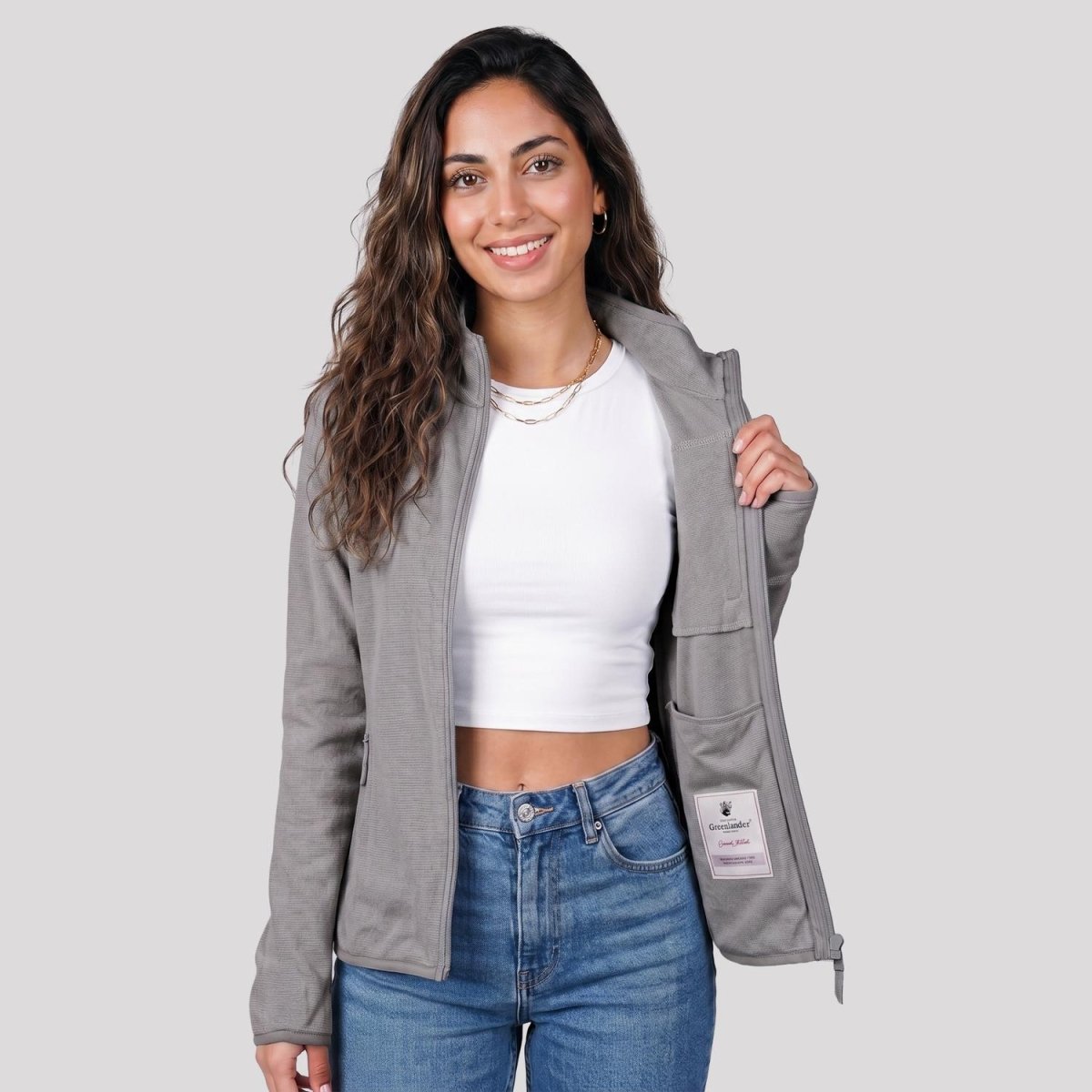 Chamarra Fleece para mujer con abertura en puños Greenlander - Greenlander