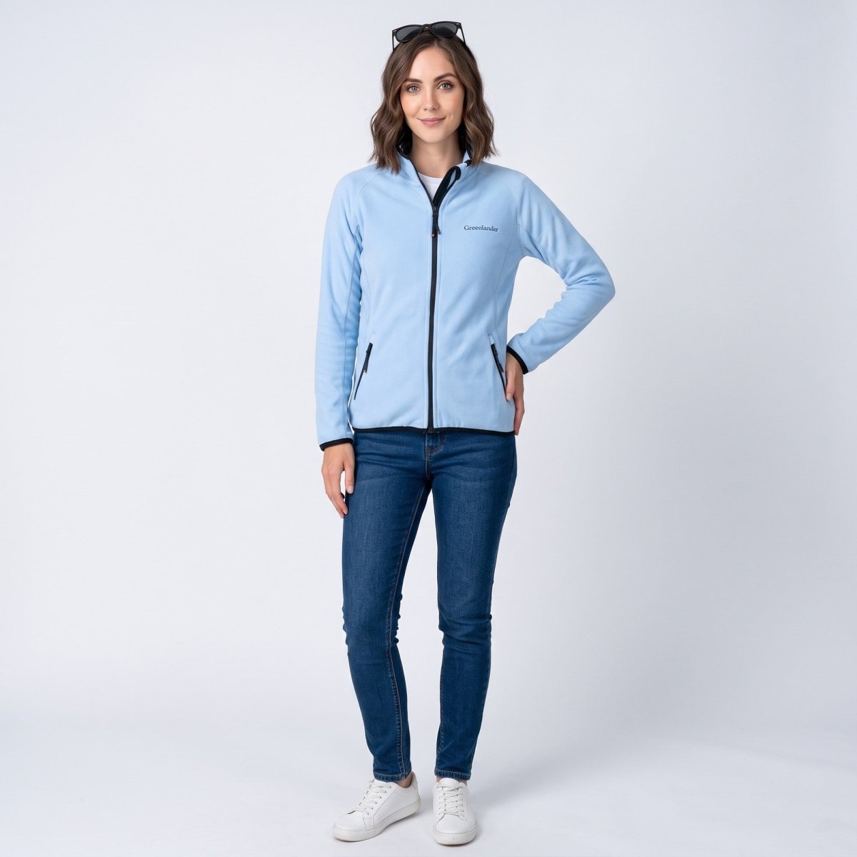 Chamarra Fleece para Mujer con Cuello Alto y Bolsillos con Cierre | Greenlander - Greenlander