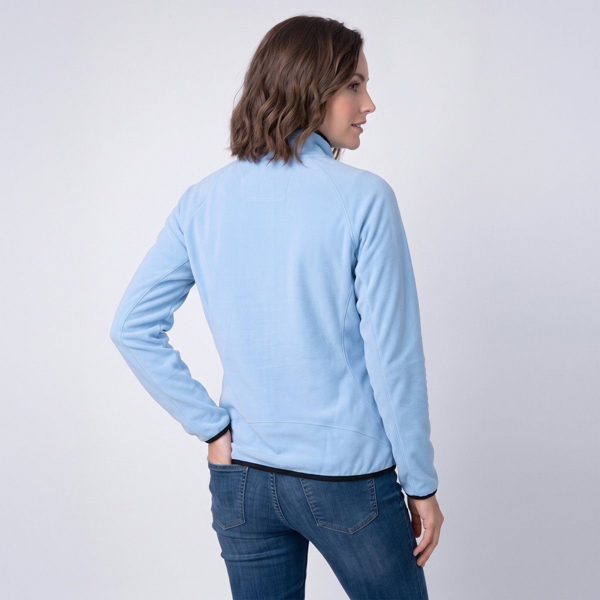 Chamarra Fleece para Mujer con Cuello Alto y Bolsillos con Cierre | Greenlander - Greenlander