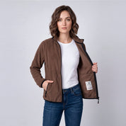 Chamarra Fleece para Mujer con Cuello Alto y Bolsillos con Cierre | Greenlander - Greenlander