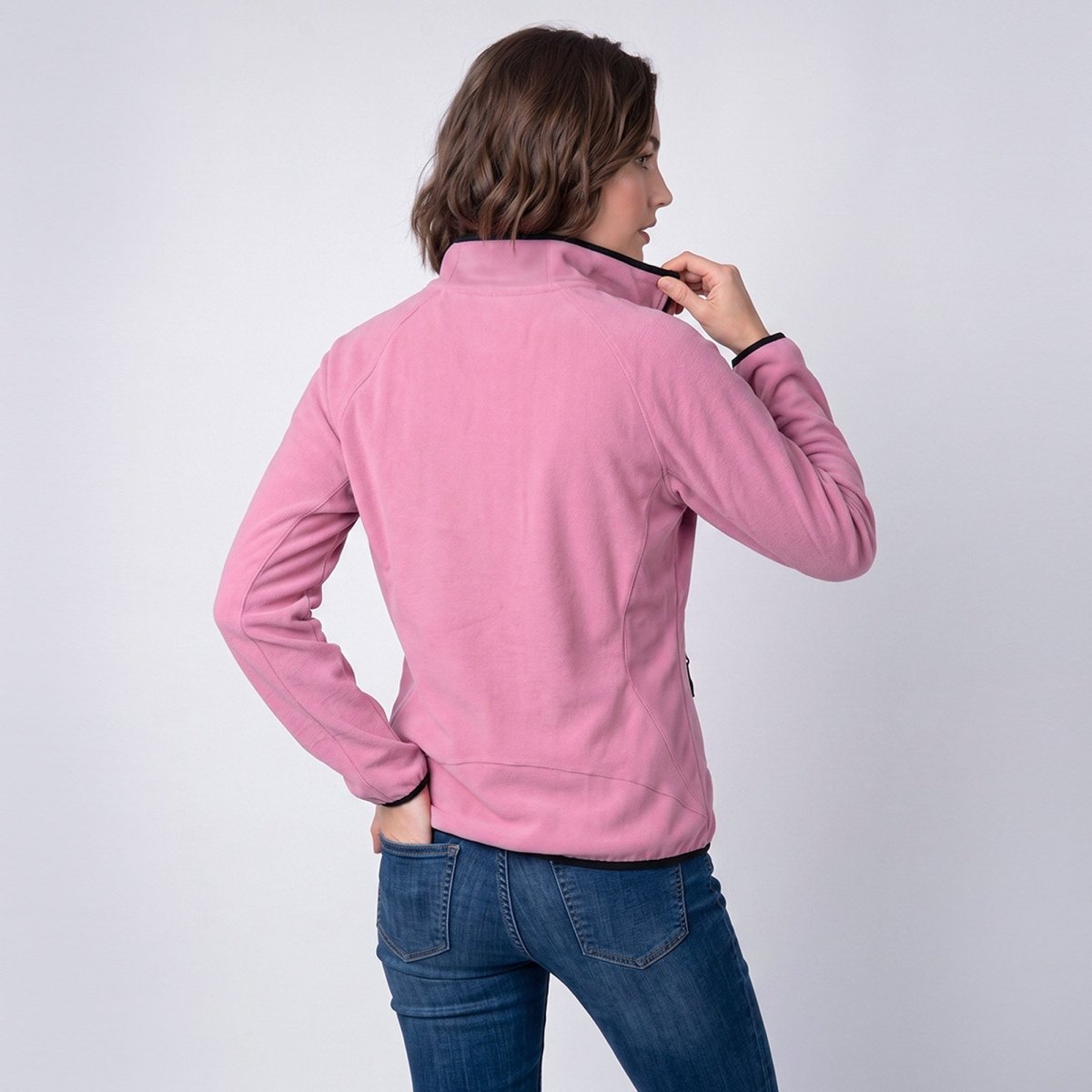 Chamarra Fleece para Mujer con Cuello Alto y Bolsillos con Cierre | Greenlander - Greenlander