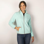 Chamarra fleece para mujer con cuello alto y bolsillos Greenlander - Greenlander