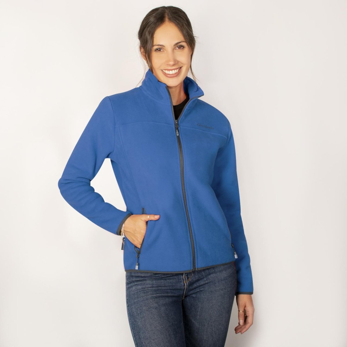 Chamarra fleece para mujer con cuello alto y bolsillos Greenlander - Greenlander