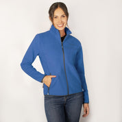 Chamarra fleece para mujer con cuello alto y bolsillos Greenlander - Greenlander