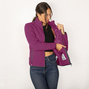 Chamarra fleece para mujer con cuello alto y bolsillos Greenlander - Greenlander